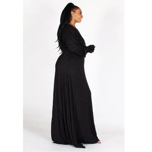 Restocked Witchy Black Maxi Dress 